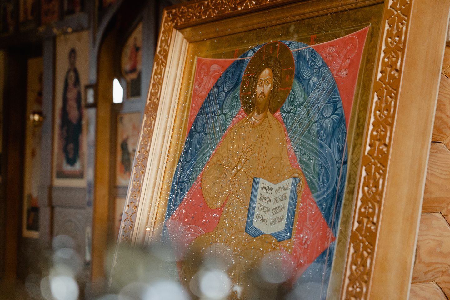 Новая икона на Горнем месте Свято-Георгиевского храма