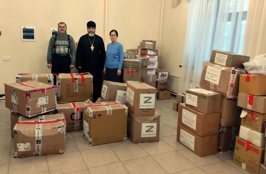 Новосибирской епархией была отправлена очередная партия гуманитарной помощи для участников СВО и мирных жителей Новороссии