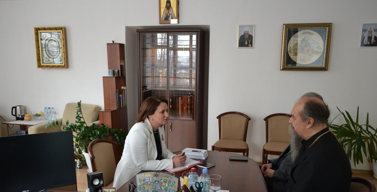 Состоялась встреча ректора Новосибирской семинарии с начальником управления Министерства региональной политики Новосибирской области