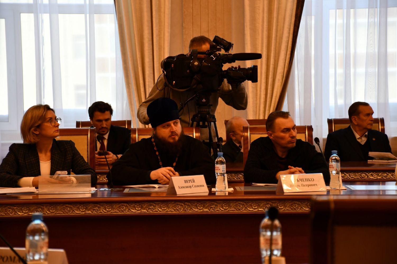 Иерей Александр Сахненко принял участие в расширенном заседании Совета Общественной палаты НСО