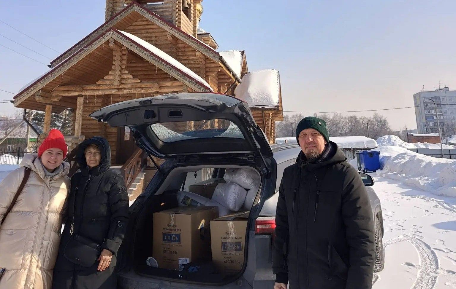 Социальным отделом Прихода отгружена очередная партия гуманитарной помощи